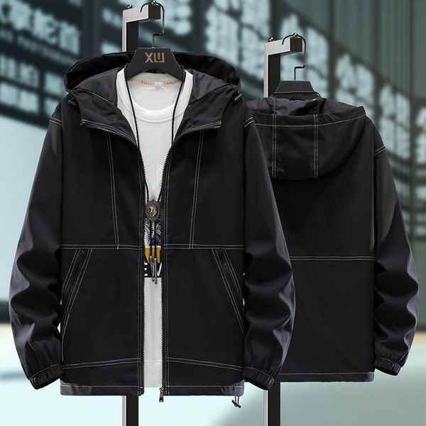men's jackets spring and autumn tactical jacket outdoor sportswear windproof hooded casual street fashion trend windbreaker, Black;brown
men's jackets spring and autumn tactical jacket outdoor sportswear windproof hooded casual street fashion trend windbreaker, Black;brown