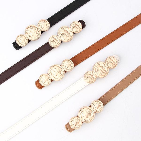 belts fashion vintage gold round metal buckle women belt thin pu leather strap female ladies coat dress waistband, Black;brown
belts fashion vintage gold round metal buckle women belt thin pu leather strap female ladies coat dress waistband, Black;brown