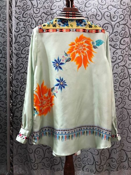 capris 100%silk blouse shirt 2021 spring summer casual women turn-down collar exquisite print long sleeve button shirts female, Black;gray
capris 100%silk blouse shirt 2021 spring summer casual women turn-down collar exquisite print long sleeve button shirts female, Black;gray