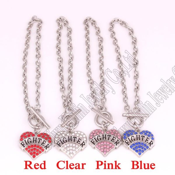rhodium plated studded with sparkling crystals fighter heart pendant bracelet link, chain, Black
rhodium plated studded with sparkling crystals fighter heart pendant bracelet link, chain, Black