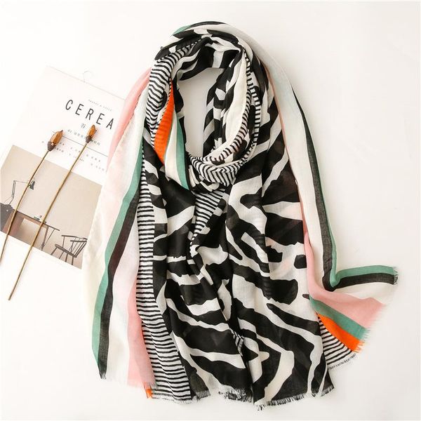 scarves 2021 fashion leopard patchwork fringe viscose shawl scarf lady print soft wrap stole bufanda muslim hijab 180*90cm, Blue;gray
