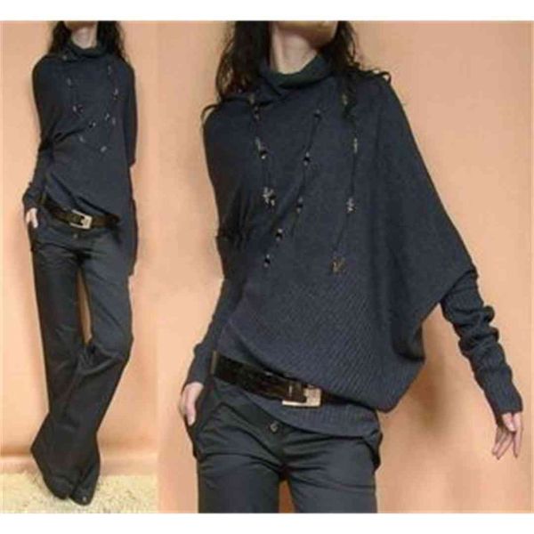 wholesale- fashion women sweater pullovers irregular batwing sleeve plus size sweater knitted pullover sweaters tunic poncho femme, White;black
wholesale- fashion women sweater pullovers irregular batwing sleeve plus size sweater knitted pullover sweaters tunic poncho femme, White;black