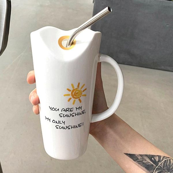 mugs creative ceramics coffee mug milk tea office cups drinkware with stainless steel straw birthday christmas gift for friends
mugs creative ceramics coffee mug milk tea office cups drinkware with stainless steel straw birthday christmas gift for friends
