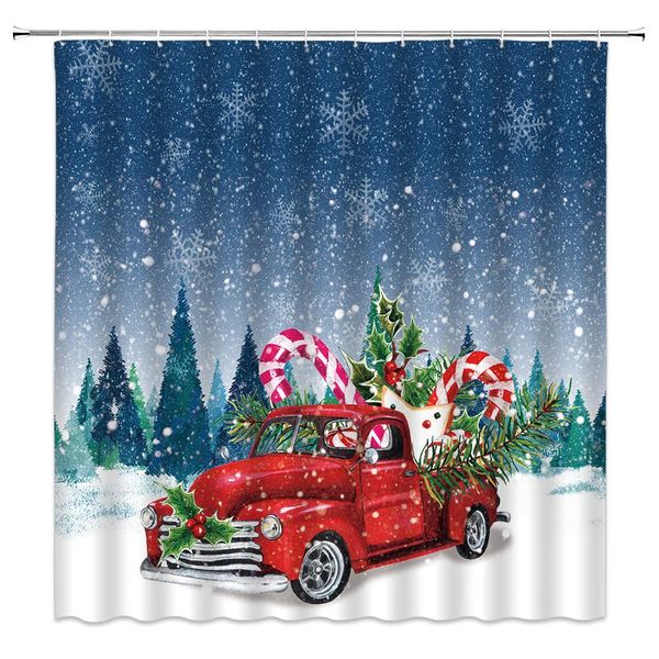 christmas shower curtain truck with cane candy pine branch forest snowflake country snowy winter holiday fabric bath curtains
christmas shower curtain truck with cane candy pine branch forest snowflake country snowy winter holiday fabric bath curtains