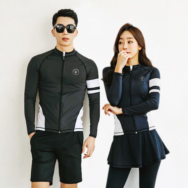 long sleeve swimsuit rashguard diving suit women's rash guard swimwear split pants set beach sports couple surfing one-piece suits
long sleeve swimsuit rashguard diving suit women's rash guard swimwear split pants set beach sports couple surfing one-piece suits