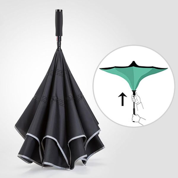 umbrellas reflective umbrella reverse men women double layer hollow paraguas upside down strong car reversible rain
umbrellas reflective umbrella reverse men women double layer hollow paraguas upside down strong car reversible rain