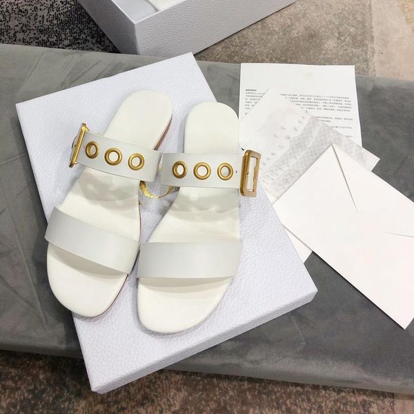 slippers designer women platform wedge sandals high heels studded sandal fashion genuine leather hardware buckle punching white, Black
slippers designer women platform wedge sandals high heels studded sandal fashion genuine leather hardware buckle punching white, Black