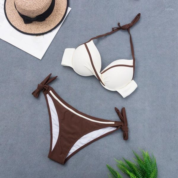 plus size bikinis swimwear swimsuit women brazilian set push up bathing suit padded 2021 halter beachwear swimming women's, White;black
plus size bikinis swimwear swimsuit women brazilian set push up bathing suit padded 2021 halter beachwear swimming women's, White;black