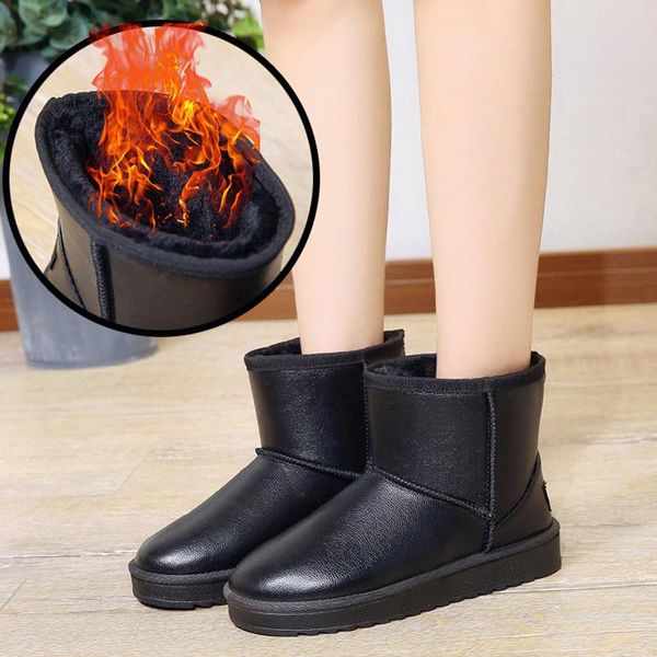 boots rimocy winter thicken warm plush snow women 2021 comfort flat heel platform ankle woman plus size soft cotton shoes, Black
boots rimocy winter thicken warm plush snow women 2021 comfort flat heel platform ankle woman plus size soft cotton shoes, Black