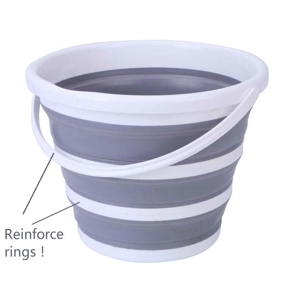 Foding Water Bucket Upgrade with Reinforce Ring Camping Kitchen Fishing Barres Coapsibe Coapibe Fodabe Bath Car Wash
Foding Water Bucket Upgrade with Reinforce Ring Camping Kitchen Fishing Barres Coapsibe Coapibe Fodabe Bath Car Wash