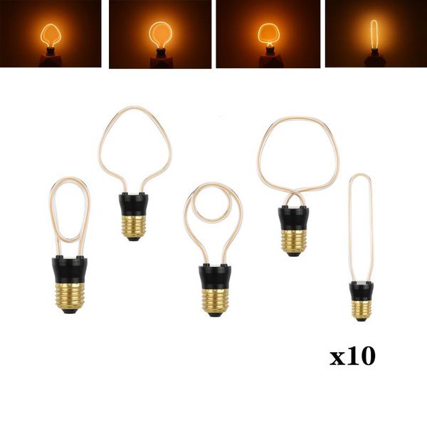 led filament retro edison antique lamp, unique shape lamps lighting, flexible/bent led, for living room decoration bulbs
led filament retro edison antique lamp, unique shape lamps lighting, flexible/bent led, for living room decoration bulbs