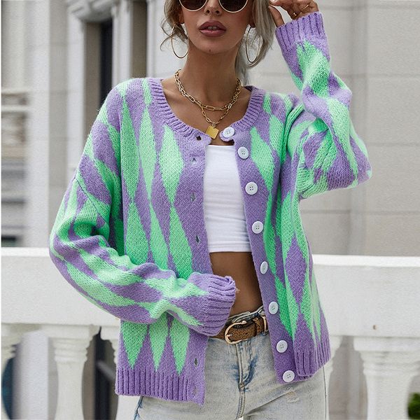 knitted sweater women plaid cardigan sweater winter o neck single breasted pullover long sleeved warm jumper vintage loose pull, White;black
knitted sweater women plaid cardigan sweater winter o neck single breasted pullover long sleeved warm jumper vintage loose pull, White;black