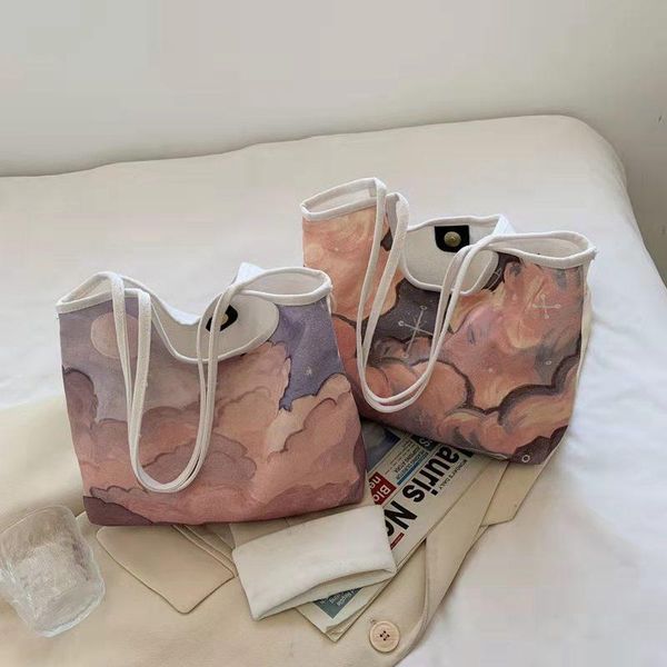 evening bags tote shoulder for women oil painting landscape underarm artistic 2021 designer all-match casual canvas handbags
evening bags tote shoulder for women oil painting landscape underarm artistic 2021 designer all-match casual canvas handbags