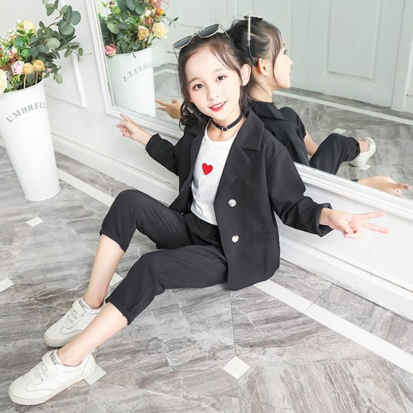 teen girls clothing solid blazer & pants clothes for girls long sleeve girls clothing sets spring autumn casual childrens suit, White
teen girls clothing solid blazer & pants clothes for girls long sleeve girls clothing sets spring autumn casual childrens suit, White