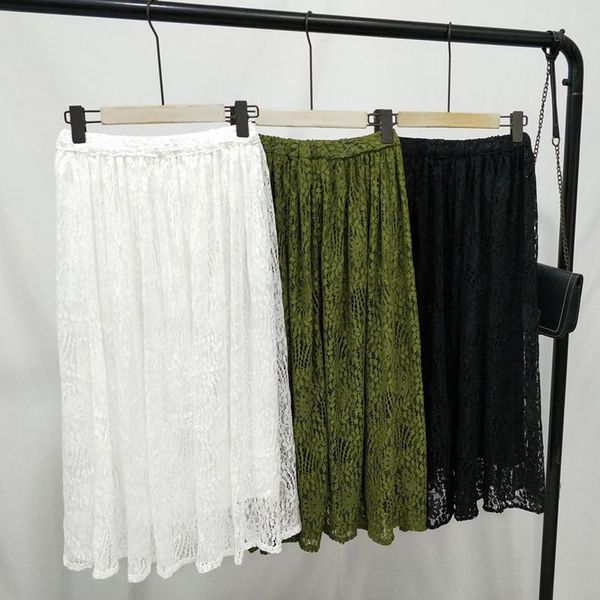 skirts elegant lace hook flower woman temperament hollow out faldas mujer spring summer all match jupe feminino, Black
skirts elegant lace hook flower woman temperament hollow out faldas mujer spring summer all match jupe feminino, Black