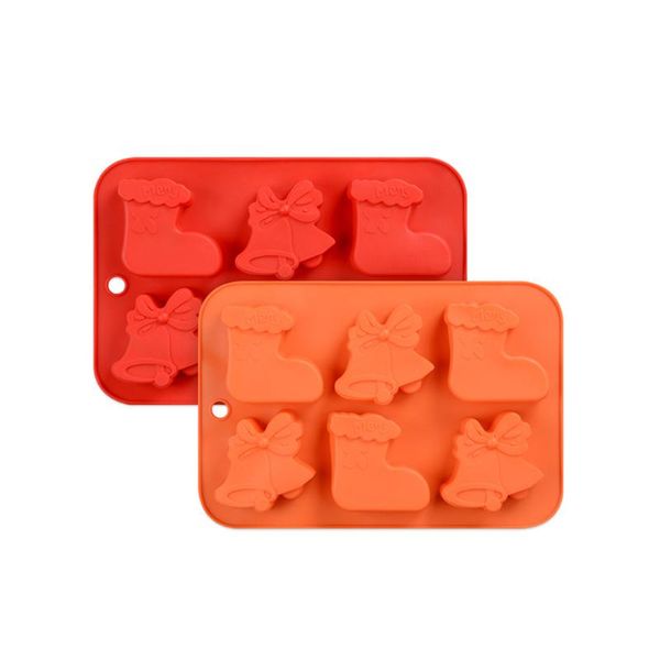 cake tools 1pc 6 cavities 3d christmas mold silicone baking grade molds non-stick ice cube mold, jelly, chocol
cake tools 1pc 6 cavities 3d christmas mold silicone baking grade molds non-stick ice cube mold, jelly, chocol