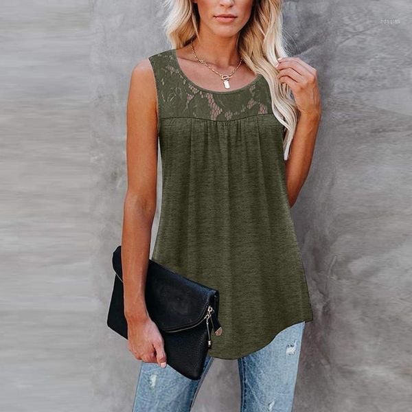 women's blouses & shirts womens casual loose blouse with sleeveless lace active tank ruffle folds tunic shirt, White
women's blouses & shirts womens casual loose blouse with sleeveless lace active tank ruffle folds tunic shirt, White