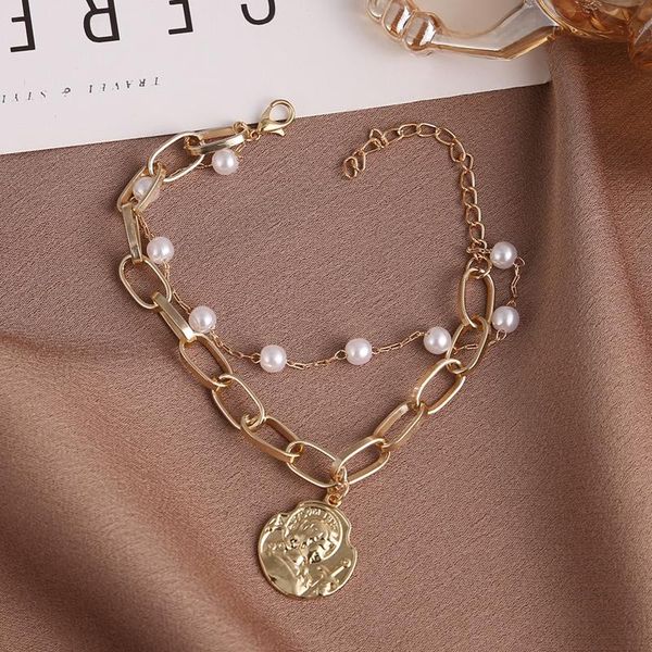 sweater chain statement stainless steel choker necklace jewelry for women fashion knight medal metal pendant charm bracelets, Golden;silver
sweater chain statement stainless steel choker necklace jewelry for women fashion knight medal metal pendant charm bracelets, Golden;silver
