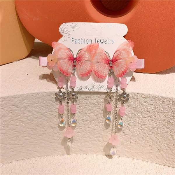 hair accessories 2021 cute baby flower butterfly clips girls long tassel crystal pendant headdress for children fashion, Slivery;white
hair accessories 2021 cute baby flower butterfly clips girls long tassel crystal pendant headdress for children fashion, Slivery;white