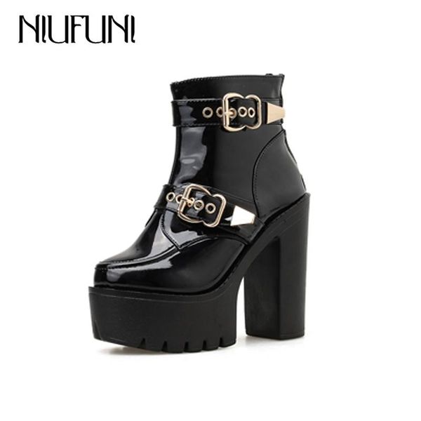 boots niufuni fashion black platform women thick high heel ankle buckles autumn shoes woman patent leather botas
boots niufuni fashion black platform women thick high heel ankle buckles autumn shoes woman patent leather botas