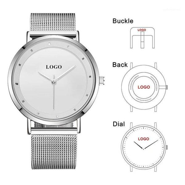 custom logo simple design watch men woman stainless steel mesh wrist minimalist wristwatches, Slivery;brown
custom logo simple design watch men woman stainless steel mesh wrist minimalist wristwatches, Slivery;brown