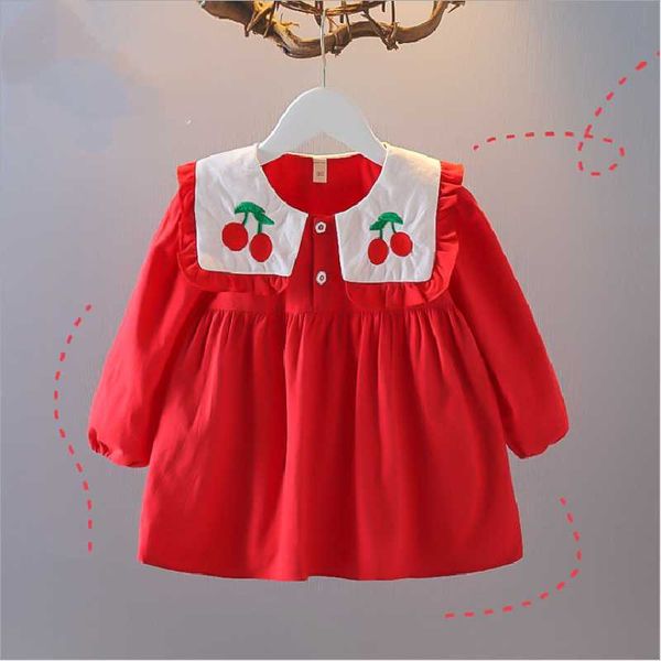 girl's dresses 1-4 years old girls long-sleeved dress for spring and autumn children's clothing of kids fashion princess, Red;yellow
girl's dresses 1-4 years old girls long-sleeved dress for spring and autumn children's clothing of kids fashion princess, Red;yellow