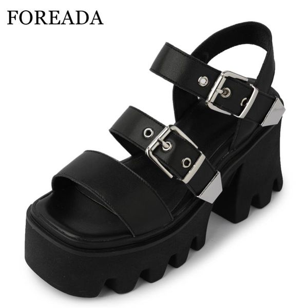 dress shoes foreada woman gladiator genuine leather buckle sandals super high block heels platform square toe ladies footwear, Black
dress shoes foreada woman gladiator genuine leather buckle sandals super high block heels platform square toe ladies footwear, Black