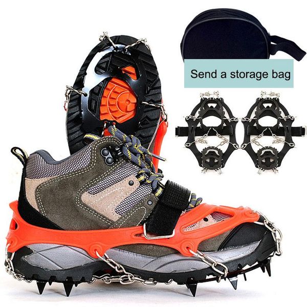 teeth crampons anti-slip overshoes climbing snow spikes cleats shoe covers chain grips boots cover manganese steel cords, slings and w webbi
teeth crampons anti-slip overshoes climbing snow spikes cleats shoe covers chain grips boots cover manganese steel cords, slings and w webbi