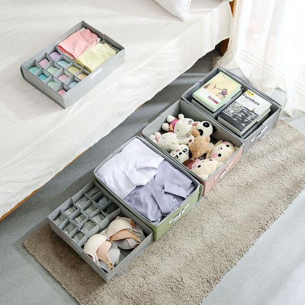 foldable underwear storage box with lid dustproof household bra organizer panties socks finishing drawers
foldable underwear storage box with lid dustproof household bra organizer panties socks finishing drawers