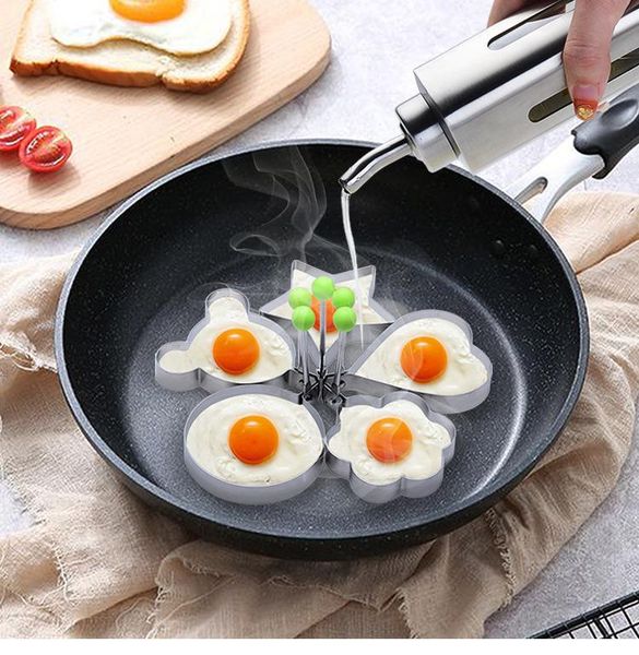 stainless steel 5 style fried egg pancake shaper omelette mold mould frying egg cooking tools kitchen accessories gadget rings ld61709
stainless steel 5 style fried egg pancake shaper omelette mold mould frying egg cooking tools kitchen accessories gadget rings ld61709