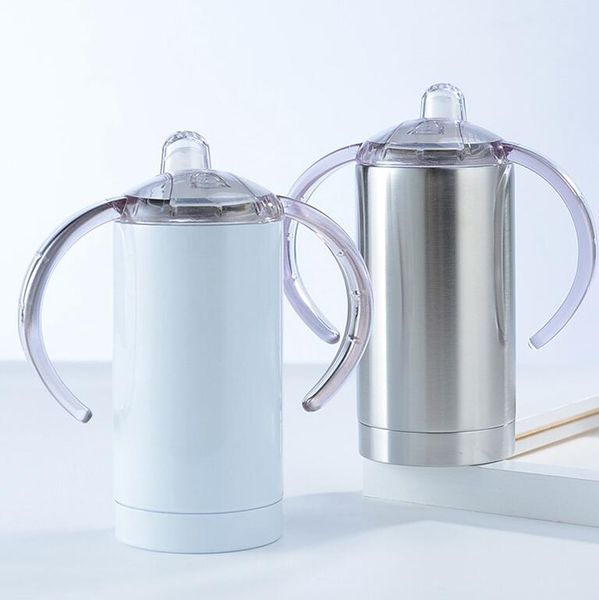 12oz 350ml blank sublimation sippy cup for children white straight stainless steel kids drinking tumbler sport water bottles by sea aad04
12oz 350ml blank sublimation sippy cup for children white straight stainless steel kids drinking tumbler sport water bottles by sea aad04