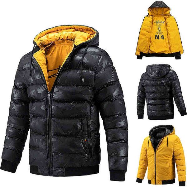 double-sided hat detachable parkas jackets men casual streetwear warm camouflage coats male fashion winter windbreakers jacket y1103, Black
double-sided hat detachable parkas jackets men casual streetwear warm camouflage coats male fashion winter windbreakers jacket y1103, Black