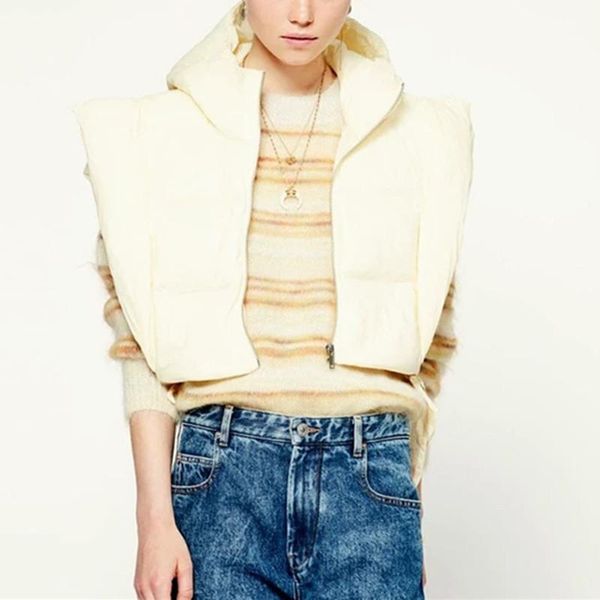 women's vests down vest lace-up floral print or solid color sleeveless zipper female casual hooded short coats autumn 2021, Black;white
women's vests down vest lace-up floral print or solid color sleeveless zipper female casual hooded short coats autumn 2021, Black;white