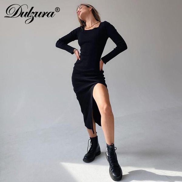casual dresses dulzura solid women long sleeve midi dress side slit o neck bodycon streetwear party elegant 2021 autumn winter club sli, Black;gray
casual dresses dulzura solid women long sleeve midi dress side slit o neck bodycon streetwear party elegant 2021 autumn winter club sli, Black;gray