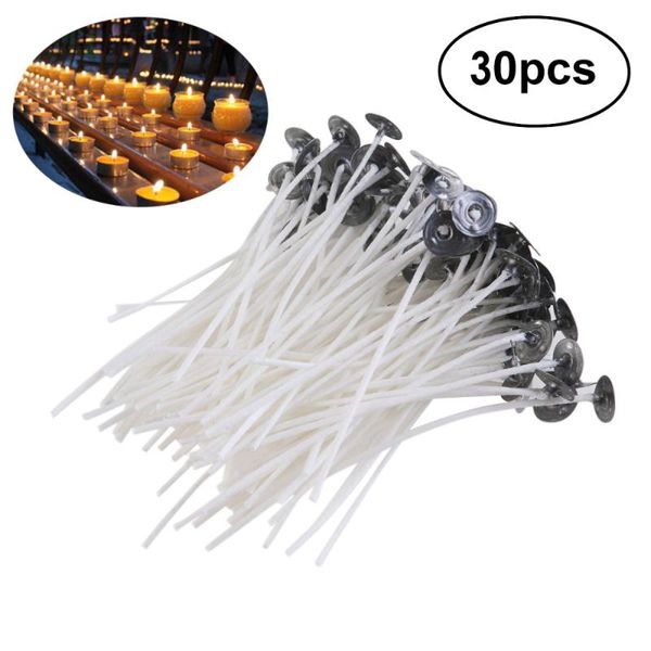 30pcs natural candle wick low smoke pre-waxed & cotton core for making diy candles
30pcs natural candle wick low smoke pre-waxed & cotton core for making diy candles