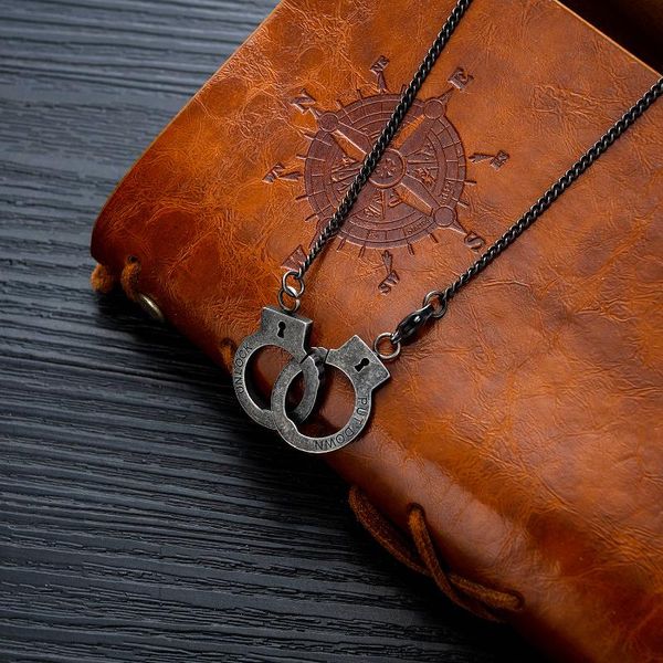 pendant necklaces antique silver handcuff necklace in stainless steel novelty prison jewelry
pendant necklaces antique silver handcuff necklace in stainless steel novelty prison jewelry