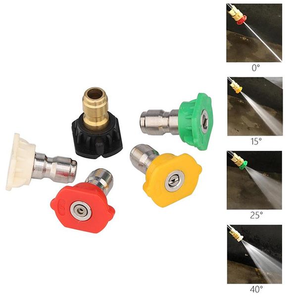 5pcs pressure washer spray tips nozzles high power kit quick connect 1/4" set watering equipments
5pcs pressure washer spray tips nozzles high power kit quick connect 1/4" set watering equipments