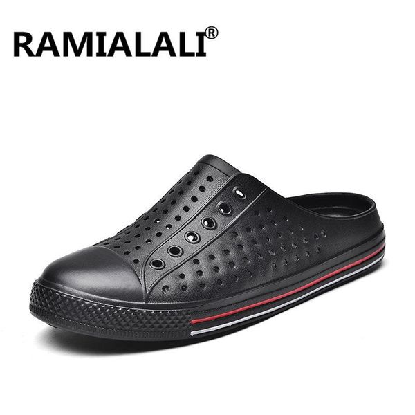 sandals ramialali 2021 summer men hole slippers couple mules garden shoes for breathable beach big size 40-45, Black
sandals ramialali 2021 summer men hole slippers couple mules garden shoes for breathable beach big size 40-45, Black