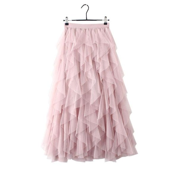 skirts 2021 autumn arrival fashion slim gauze splicing ruffles irregular skirt elastic waist faldas largas elegantes, Black
skirts 2021 autumn arrival fashion slim gauze splicing ruffles irregular skirt elastic waist faldas largas elegantes, Black