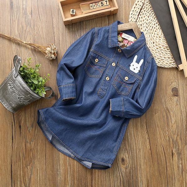 girl's dresses 2021 spring denim dress baby kids clothes for girls long sleeve 2 to 6 years costume cartoon printed buttons, Red;yellow
girl's dresses 2021 spring denim dress baby kids clothes for girls long sleeve 2 to 6 years costume cartoon printed buttons, Red;yellow