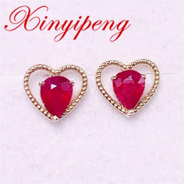 stud xin yipeng real 18k yellow gold inlaid natural ruby earrings fine gemstone jewelry valentine's day wedding gift for women, Golden;silver
stud xin yipeng real 18k yellow gold inlaid natural ruby earrings fine gemstone jewelry valentine's day wedding gift for women, Golden;silver