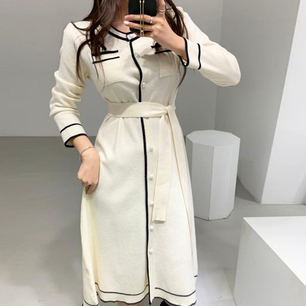 dress -autumn dresses women's lace up pockets warm knitting buttons elegant vintage ladies dressed long casual lwxb, Black;gray
dress -autumn dresses women's lace up pockets warm knitting buttons elegant vintage ladies dressed long casual lwxb, Black;gray