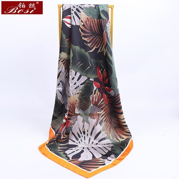scarves silk satin scarf women leaves print big square shawl hijab bohemia fashion spring elegant 90*90cm foulard, Blue;gray
scarves silk satin scarf women leaves print big square shawl hijab bohemia fashion spring elegant 90*90cm foulard, Blue;gray