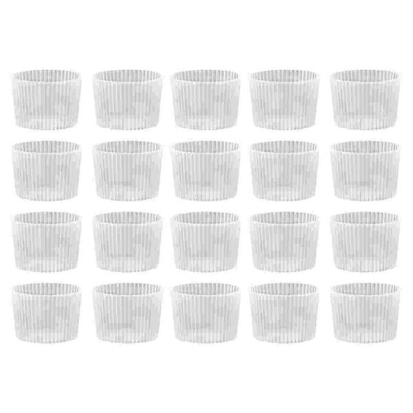 disposable cups & straws 50pcs tea cup cover thickened wavy heat insulation case transparent
disposable cups & straws 50pcs tea cup cover thickened wavy heat insulation case transparent