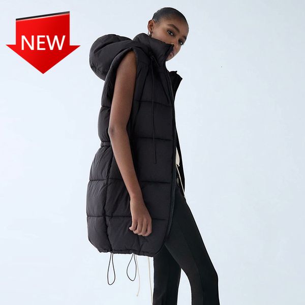 jackets female cordon bulk large pocket outwear winter of women za vest with hoodie coats down cotton jacket, Black;brown
jackets female cordon bulk large pocket outwear winter of women za vest with hoodie coats down cotton jacket, Black;brown
