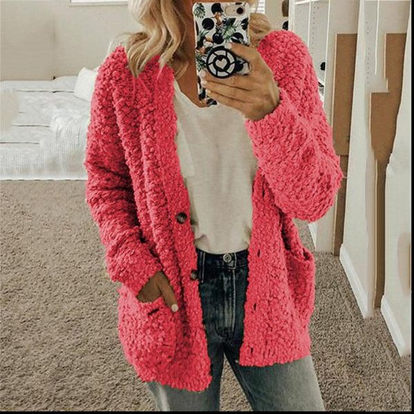 autumn and winter fashion casual womens sweaters cardigan button solid color large size shirt women, White;black
autumn and winter fashion casual womens sweaters cardigan button solid color large size shirt women, White;black