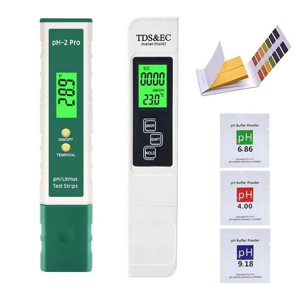 meters portable digital temperature tds ec ph meter test pen set lcd display litmus tester for water quality purity detector
meters portable digital temperature tds ec ph meter test pen set lcd display litmus tester for water quality purity detector