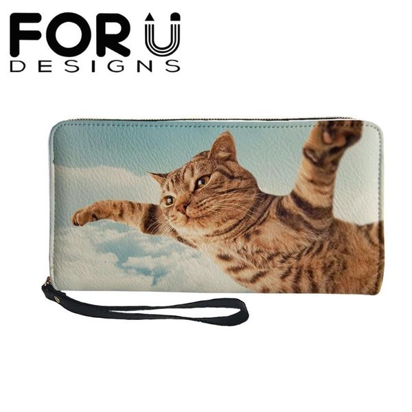 wallets forudesigns cute 3d kitten printed pu leather women wallet long zipper female purse coin holder purses, Red;black
wallets forudesigns cute 3d kitten printed pu leather women wallet long zipper female purse coin holder purses, Red;black