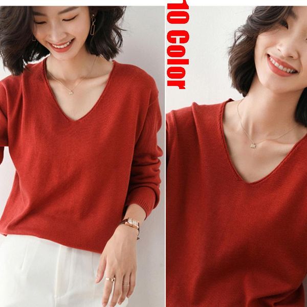 women's sweaters 2022 plus size autumn winter cashmere sweater women keep warm v-neck pullovers knitting long sleeve loose, White;black
women's sweaters 2022 plus size autumn winter cashmere sweater women keep warm v-neck pullovers knitting long sleeve loose, White;black