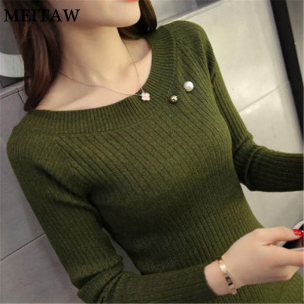 autumn winter women knitted casual womens sweater solid o neck long sleeve slim pullover korean white office jumper, White;black
autumn winter women knitted casual womens sweater solid o neck long sleeve slim pullover korean white office jumper, White;black